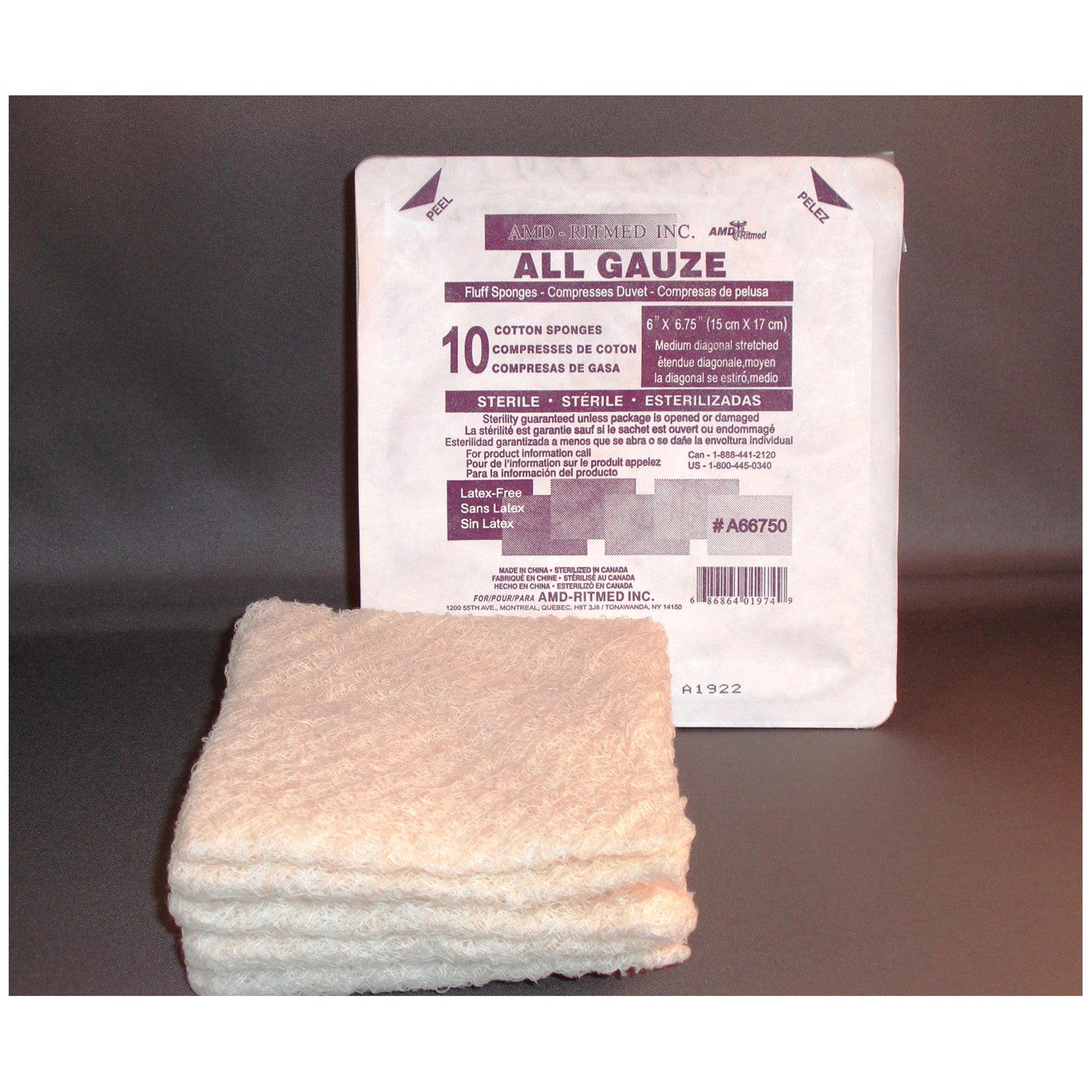 AMD MEDICOM FLUFF SPONGES