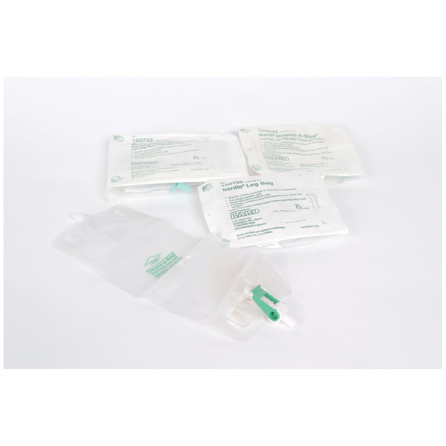BARD DISPOZ-A-BAG LEG BAGS, 50 per case
