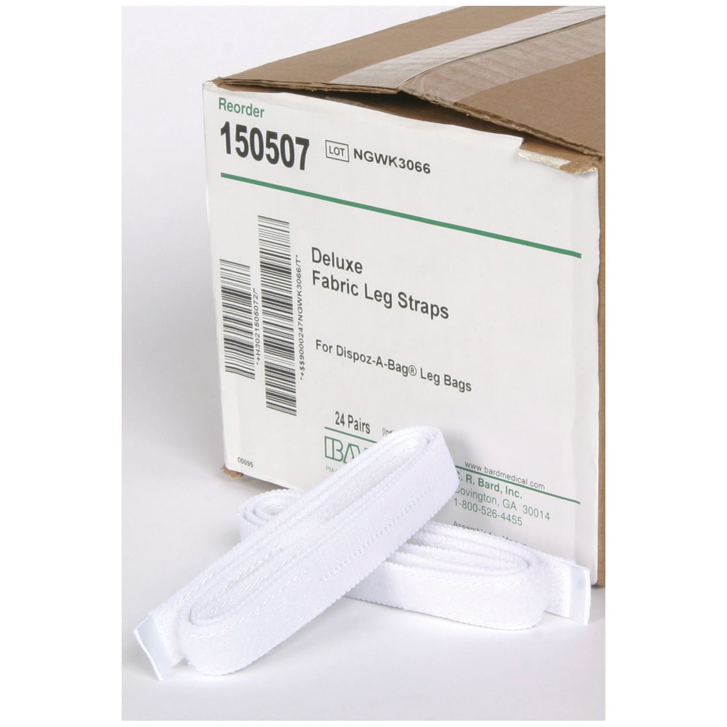 BARD LEG STRAPS, 24 pairs per case