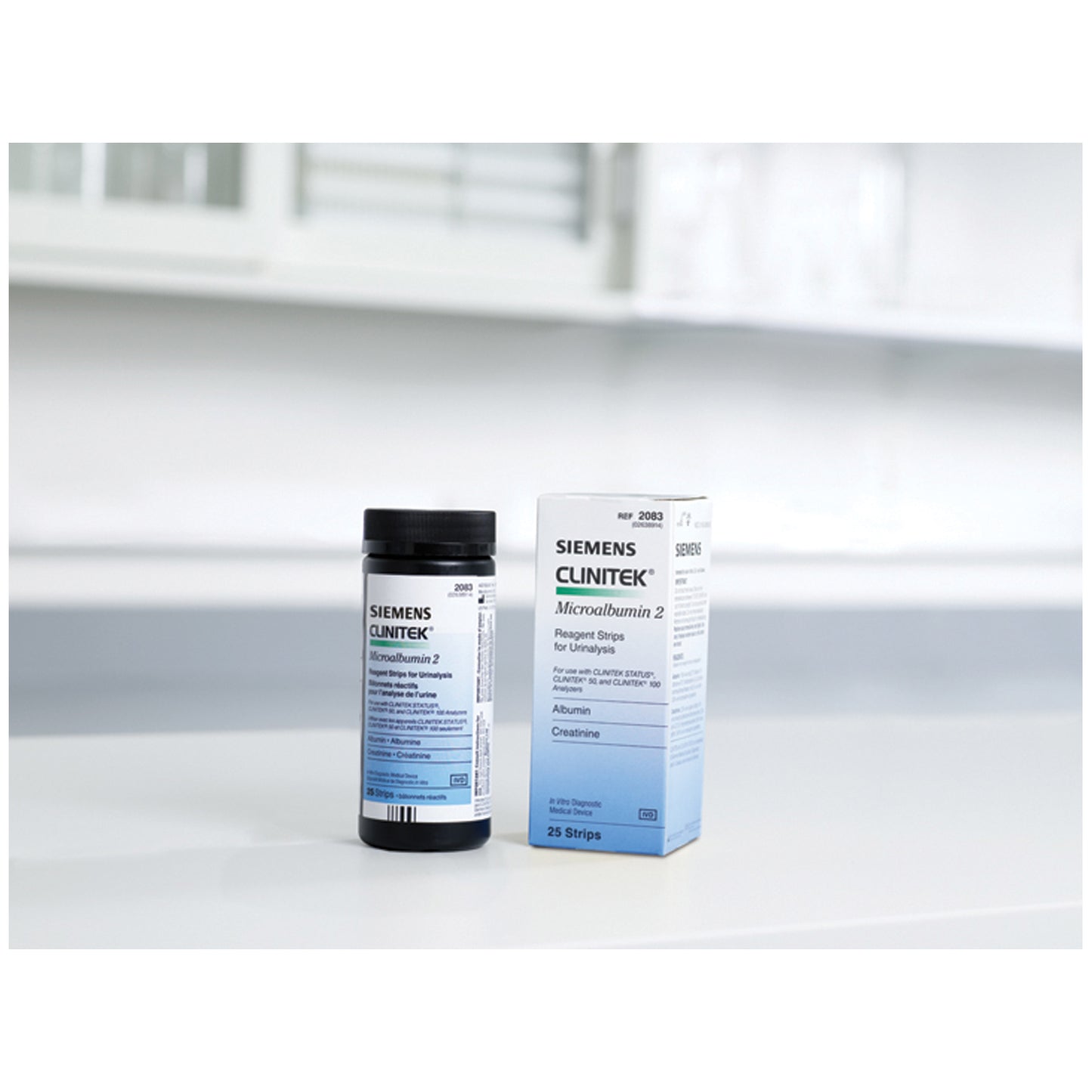 SIEMENS REAGENT & CONTROL STRIPS, 25 per bottle