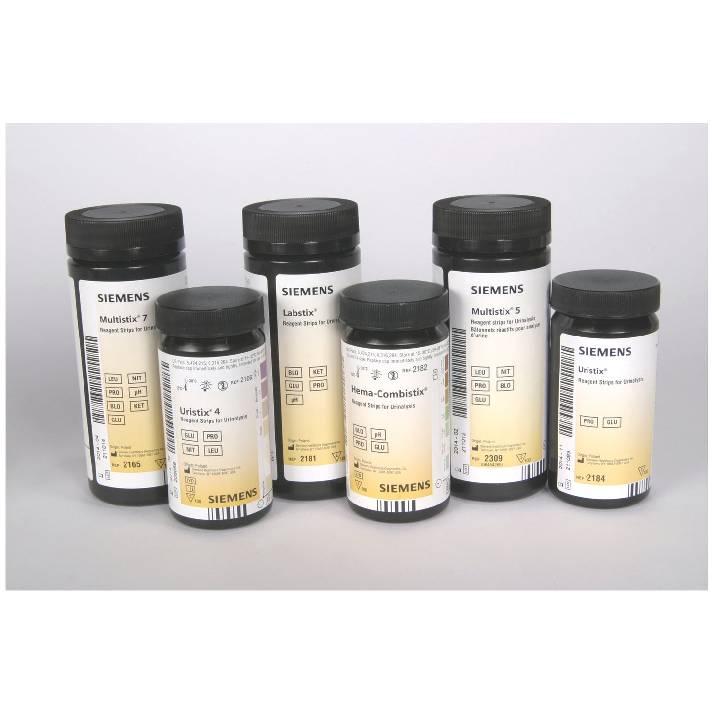 SIEMENS REAGENT & CONTROL STRIPS, 100 per bottle