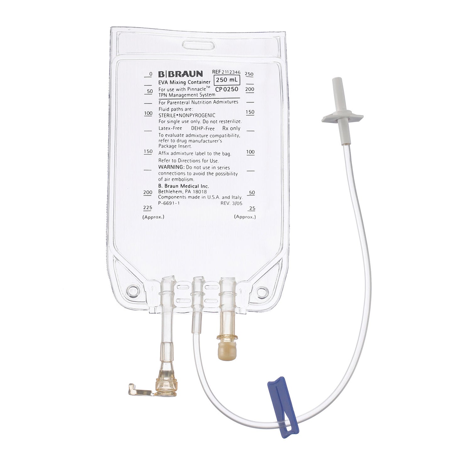 B BRAUN EVA FORMULATION 3-IN-1 MIXING CONTAINERS