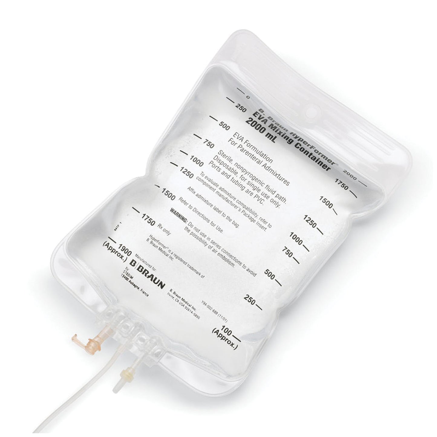 B BRAUN EVA FORMULATION 3-IN-1 MIXING CONTAINERS