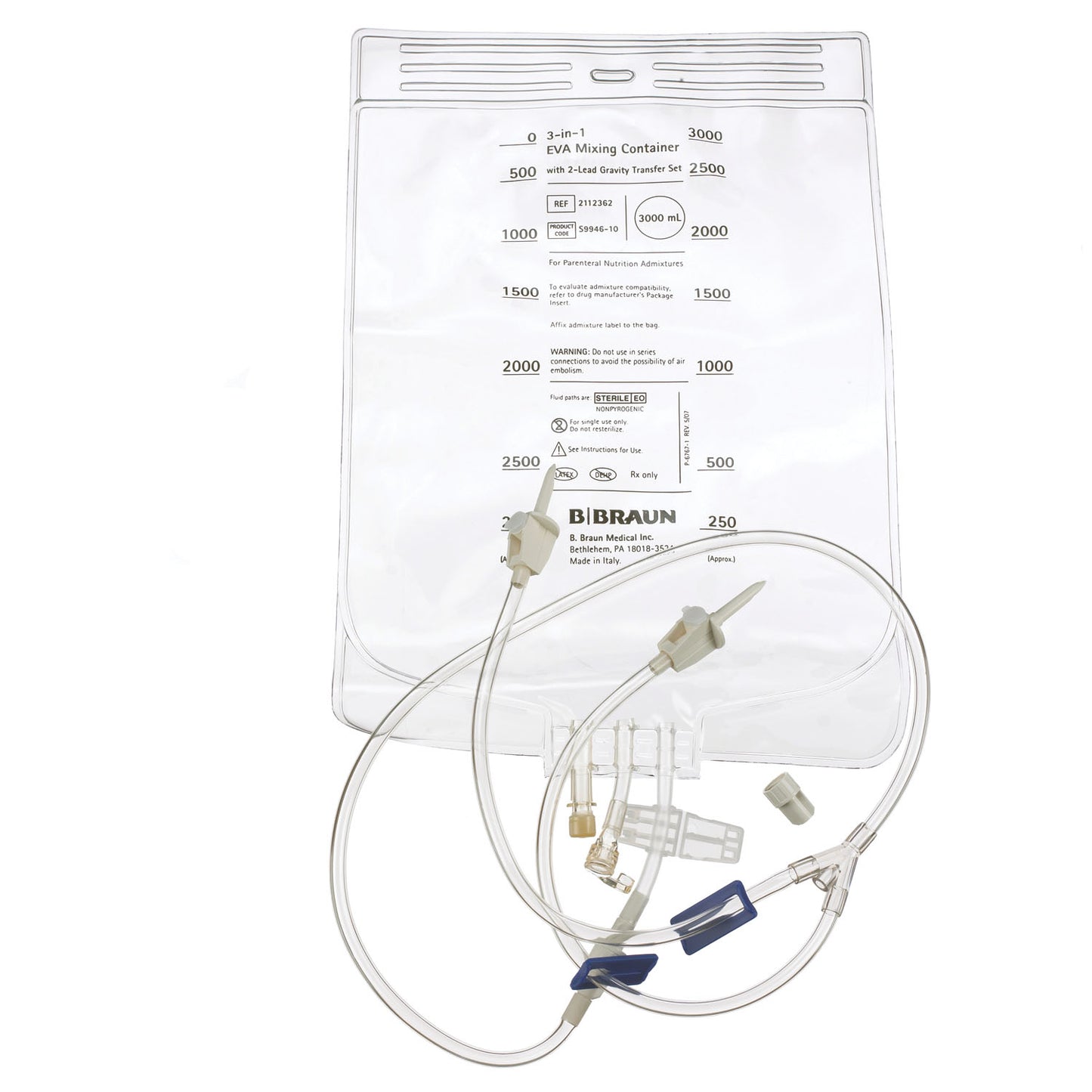 B BRAUN EVA FORMULATION 3-IN-1 MIXING CONTAINERS