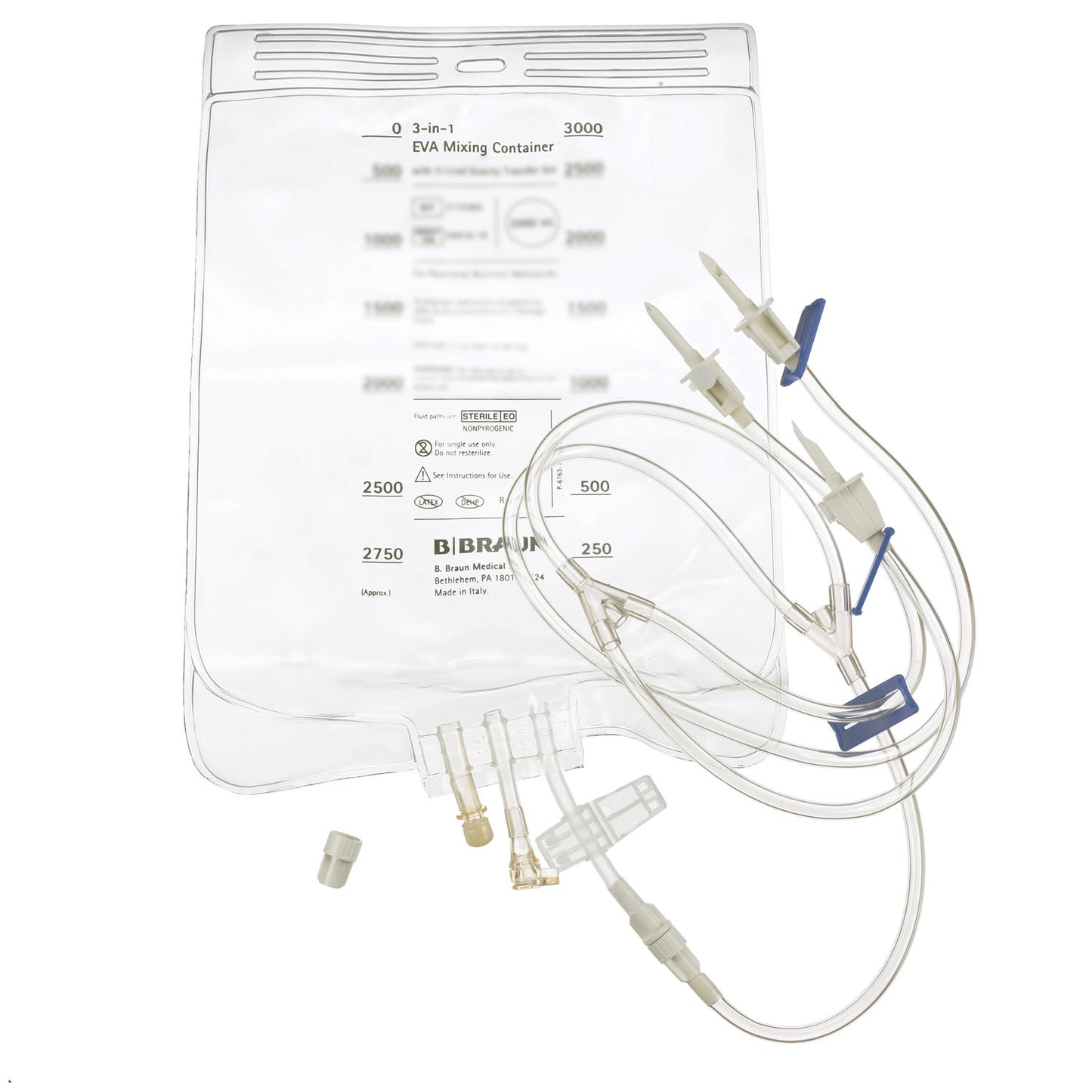 B BRAUN EVA FORMULATION 3-IN-1 MIXING CONTAINERS