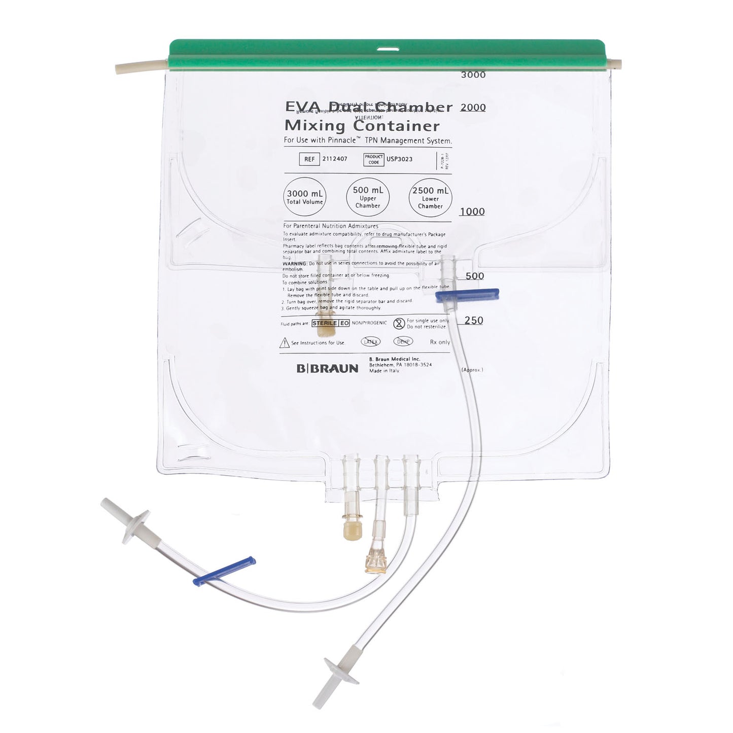 B BRAUN EVA FORMULATION CLEARCHOICE-DCB® DUAL CHAMBER MIXING CONTAINERS