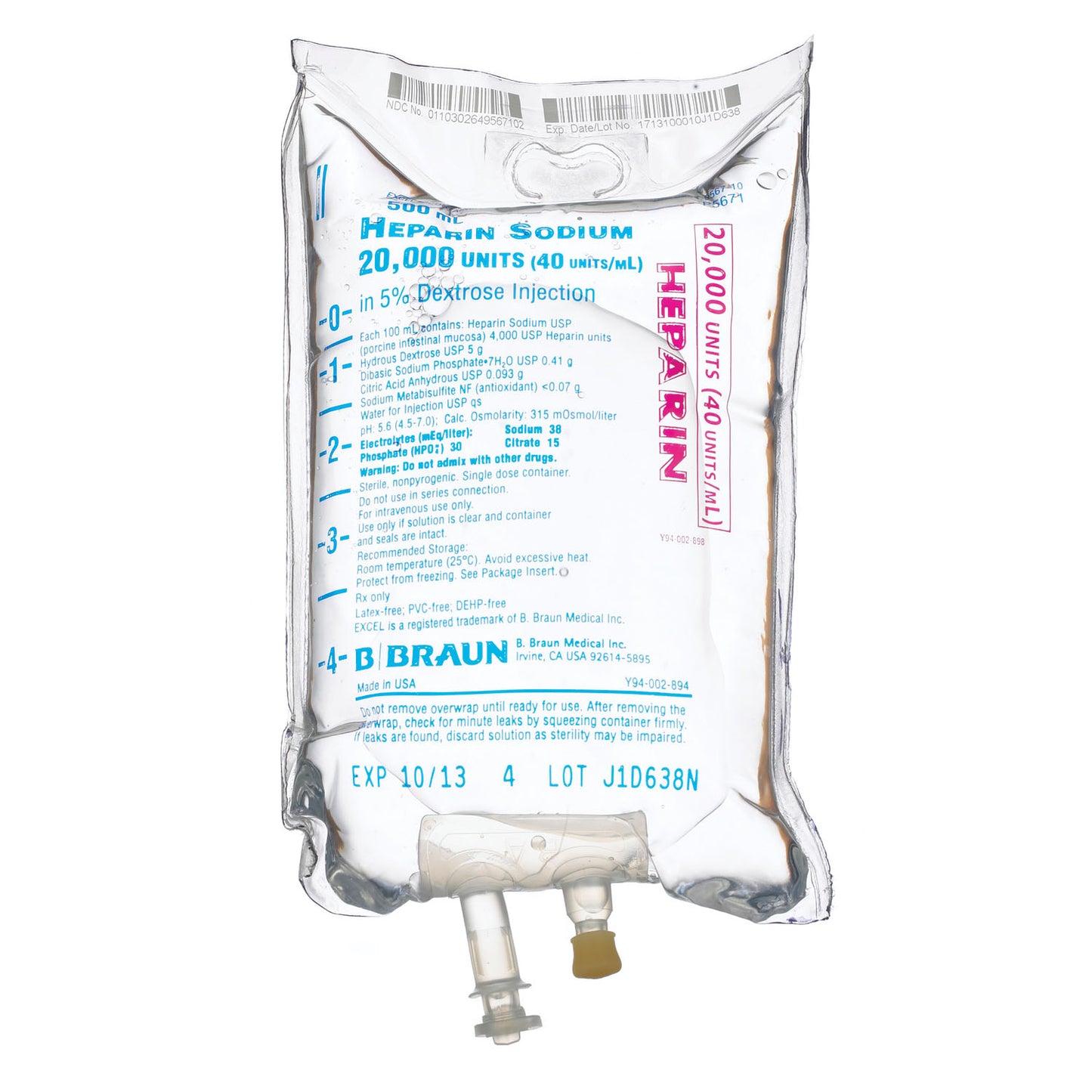 B BRAUN PRE-MIXED PHARMACEUTICALS