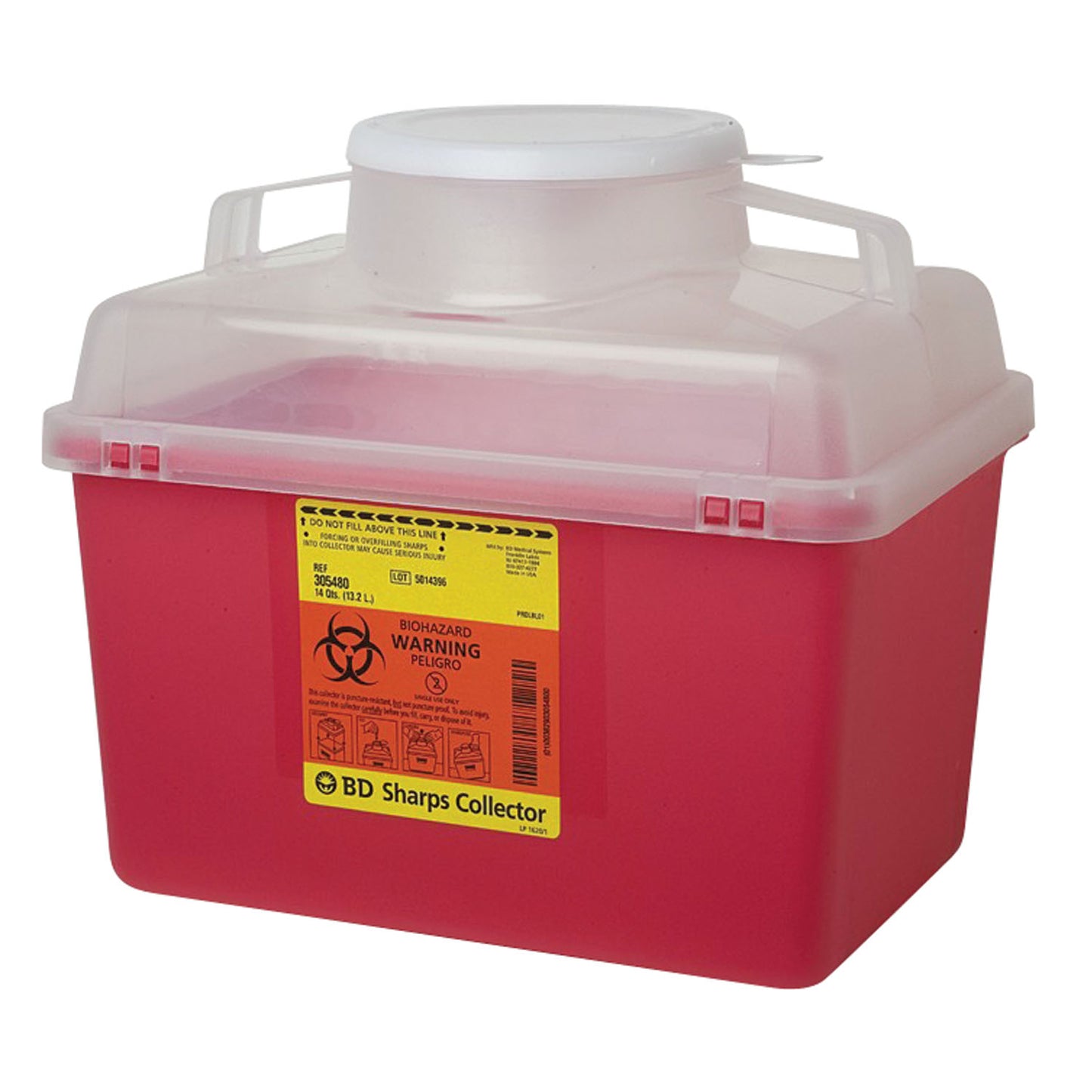 BD MULTI-USE NESTABLE SHARPS COLLECTORS, 20 per case