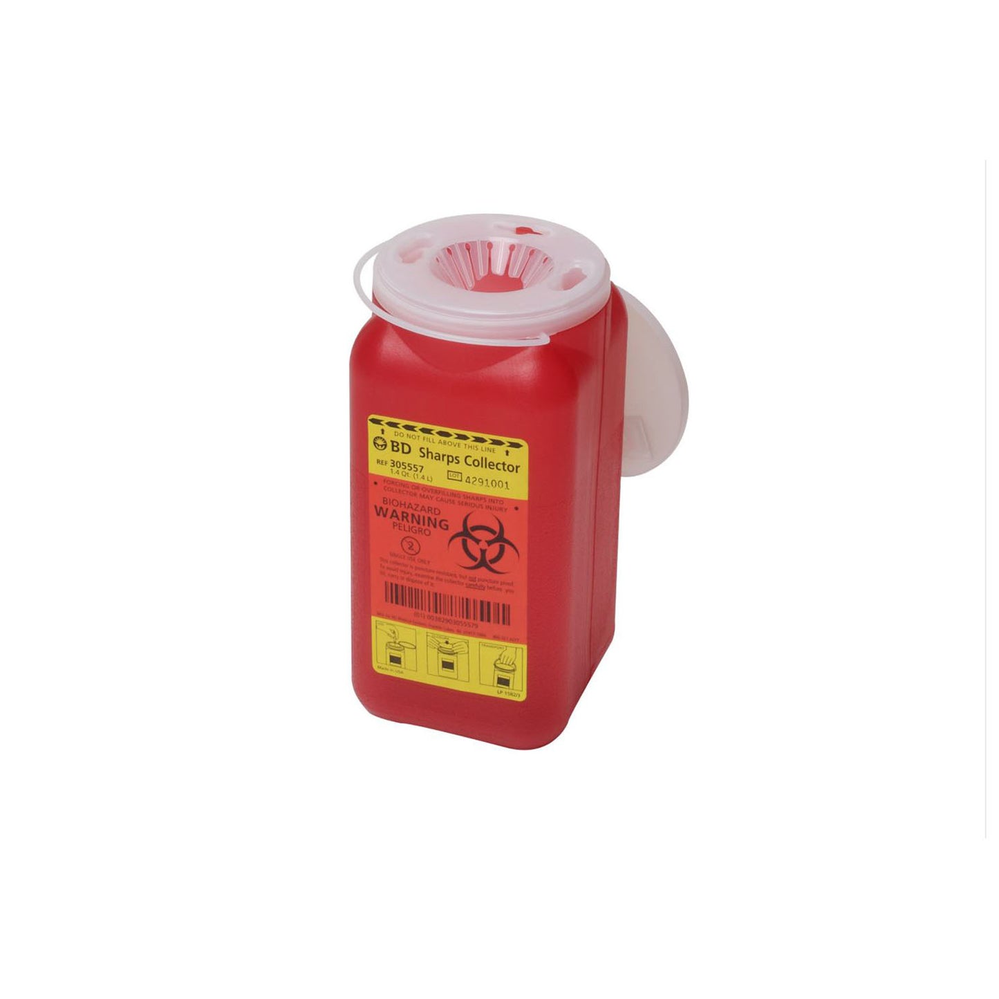 BD MULTI-USE ONE-PIECE SHARPS COLLECTORS, 36 per case