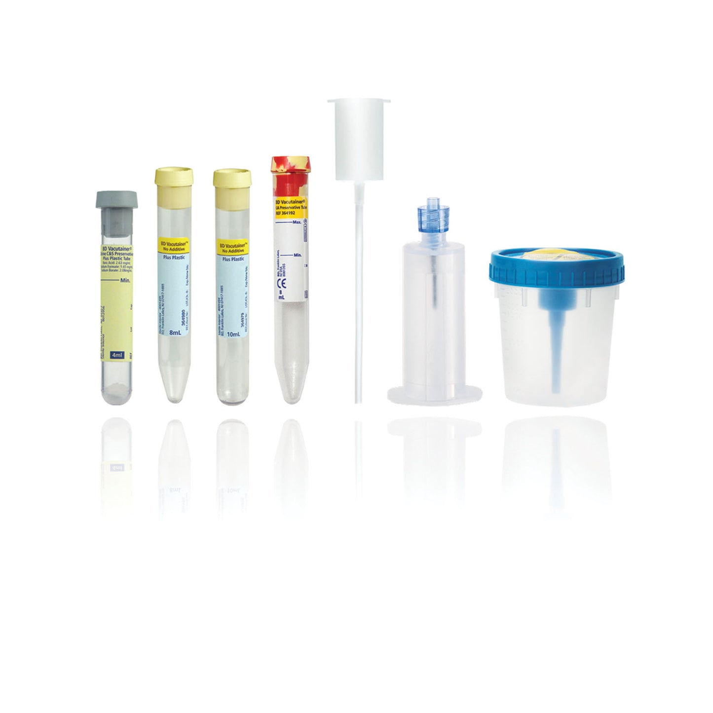 BD VACUTAINER URINE COLLECTION SYSTEM, 100 per box, 10 boxes per case