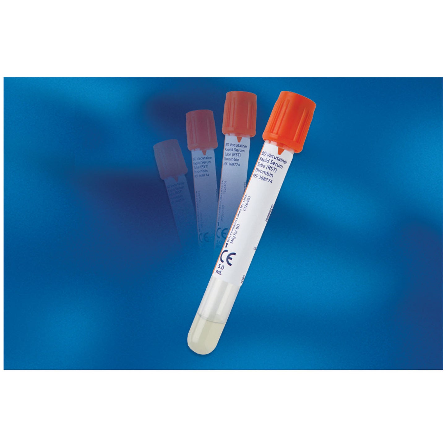 BD VACUTAINER RAPID SERUM TUBES, 100 per pack, 10 packs per case