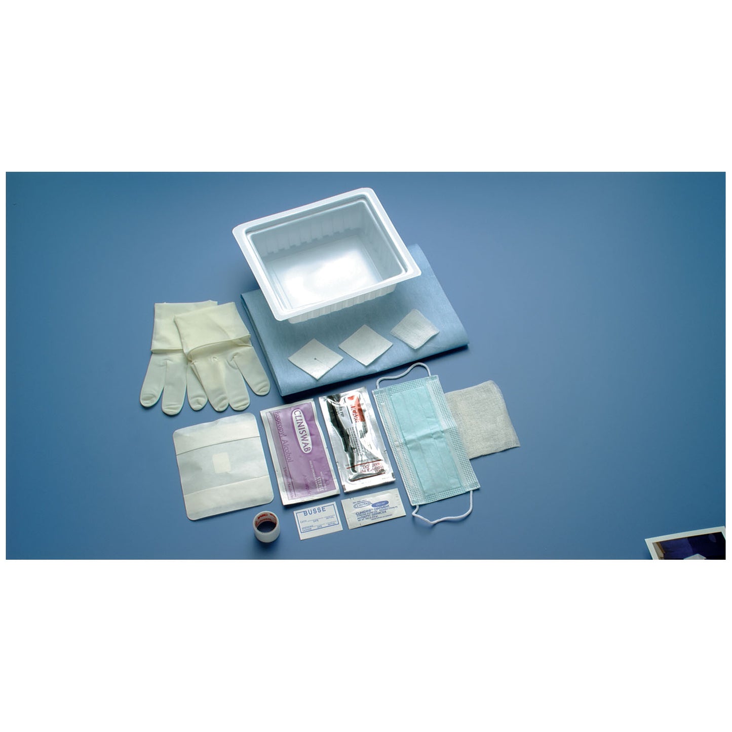 BUSSE CENTRAL LINE DRESSING CHANGE TRAY WITH TEGADERM DRESSING, 30 per case