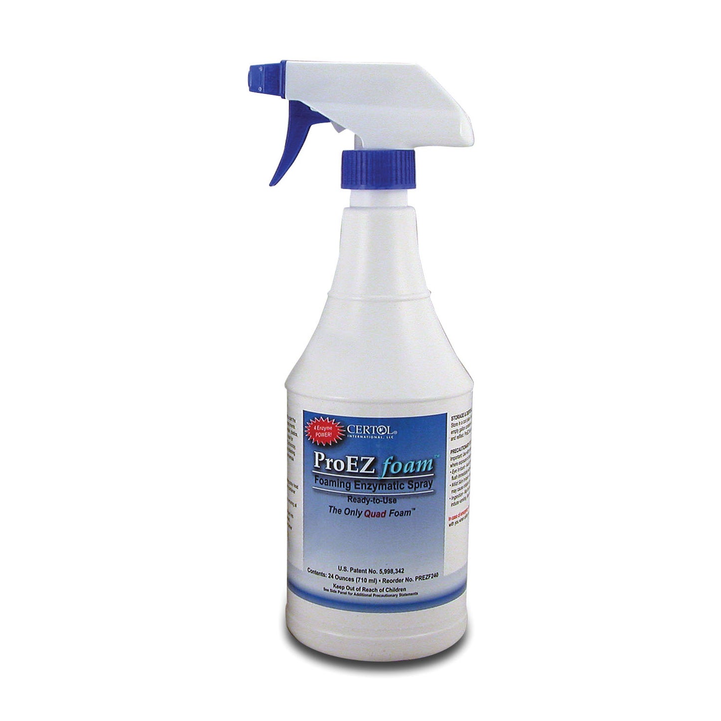 CERTOL PROEZ FOAM FOAMING ENZYMATIC SPRAY, 15 per case