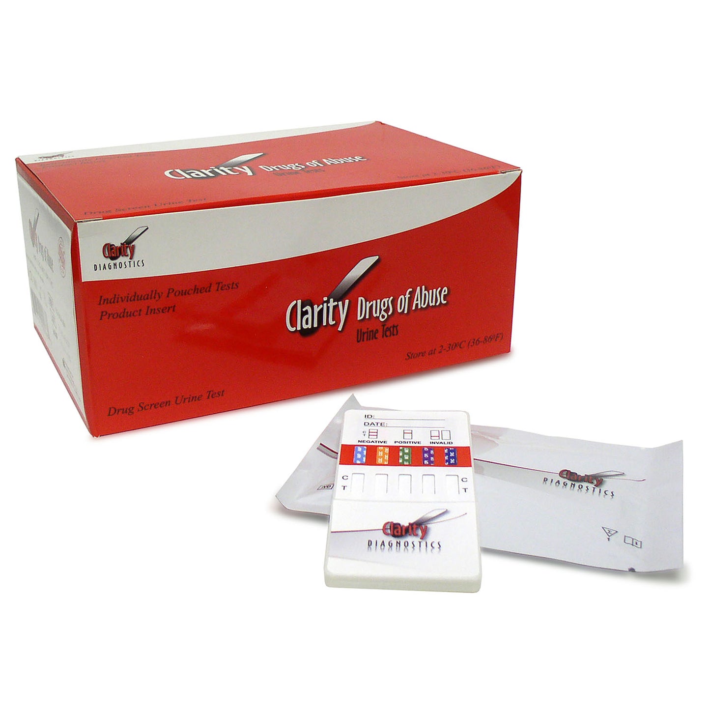 CLARITY DIAGNOSTICS DRUGS OF ABUSE, 25 per box