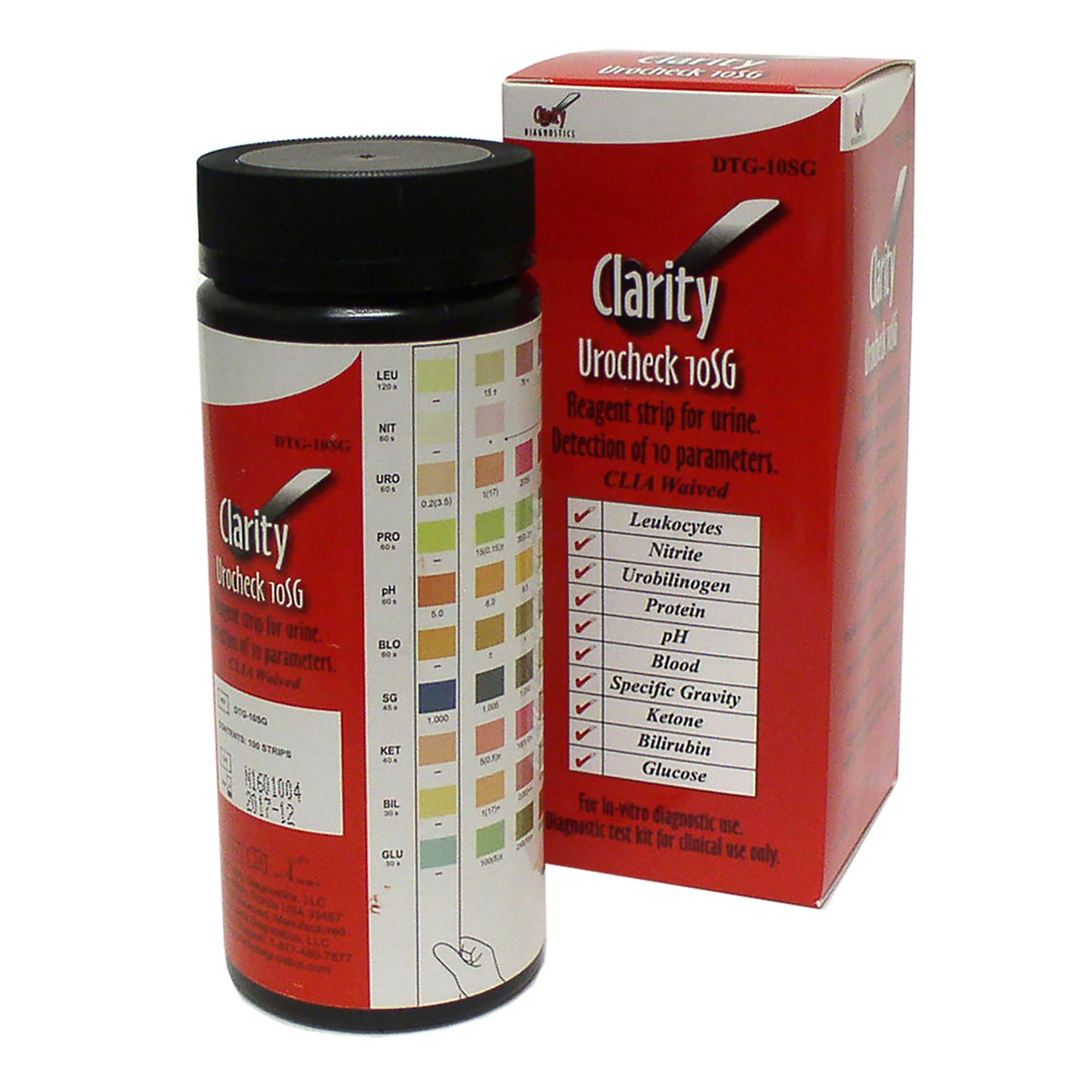 CLARITY DIAGNOSTICS URINALYSIS, 100 per box