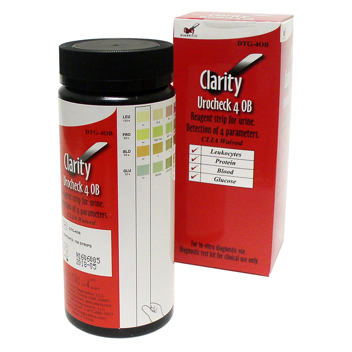 CLARITY DIAGNOSTICS URINALYSIS, 100 per box