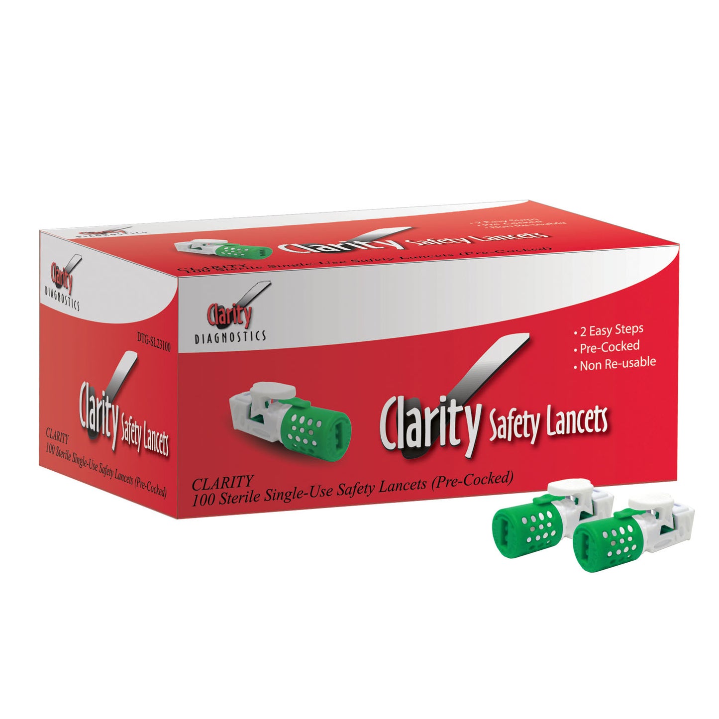 CLARITY DIAGNOSTICS GLUCOSE, 200 per box