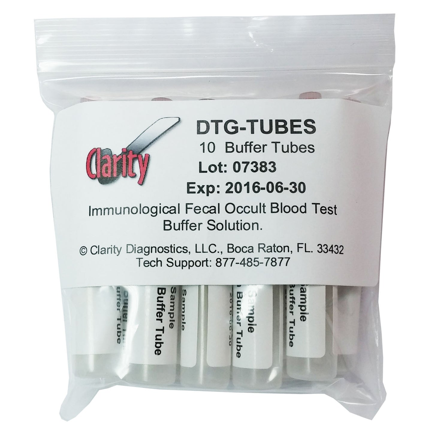 CLARITY DIAGNOSTICS COLON CANCER SCREENING, 10 per pack