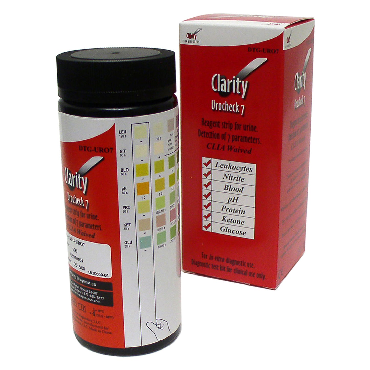 CLARITY DIAGNOSTICS URINALYSIS, 100 per box