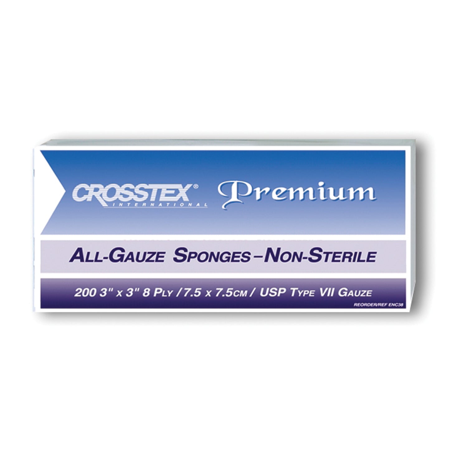 CROSSTEX ALL GAUZE PREMIUM NON-STERILE SPONGES, 4000 per case