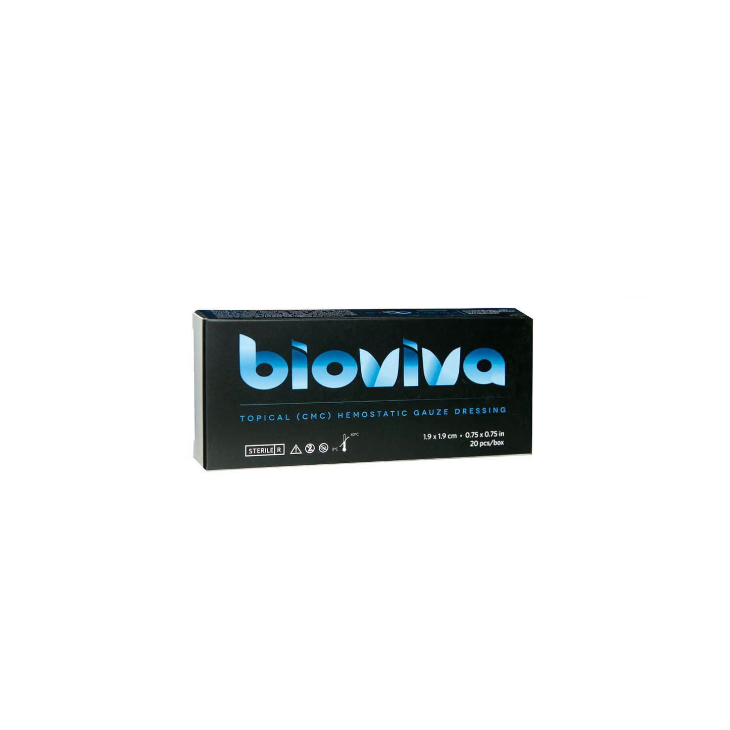 3D DENTAL BIOVIVA TOPICAL HEMOSTATIC GAUZE DRESSING, 20 per box