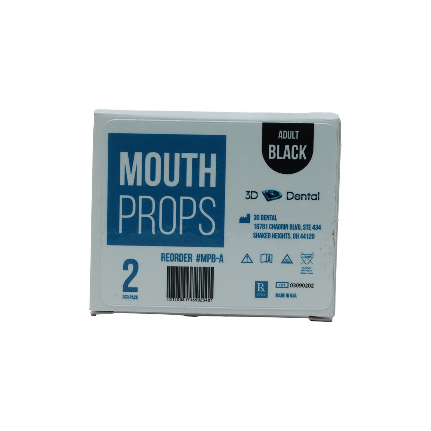 3D DENTAL MOUTH PROPS, 2 per pack