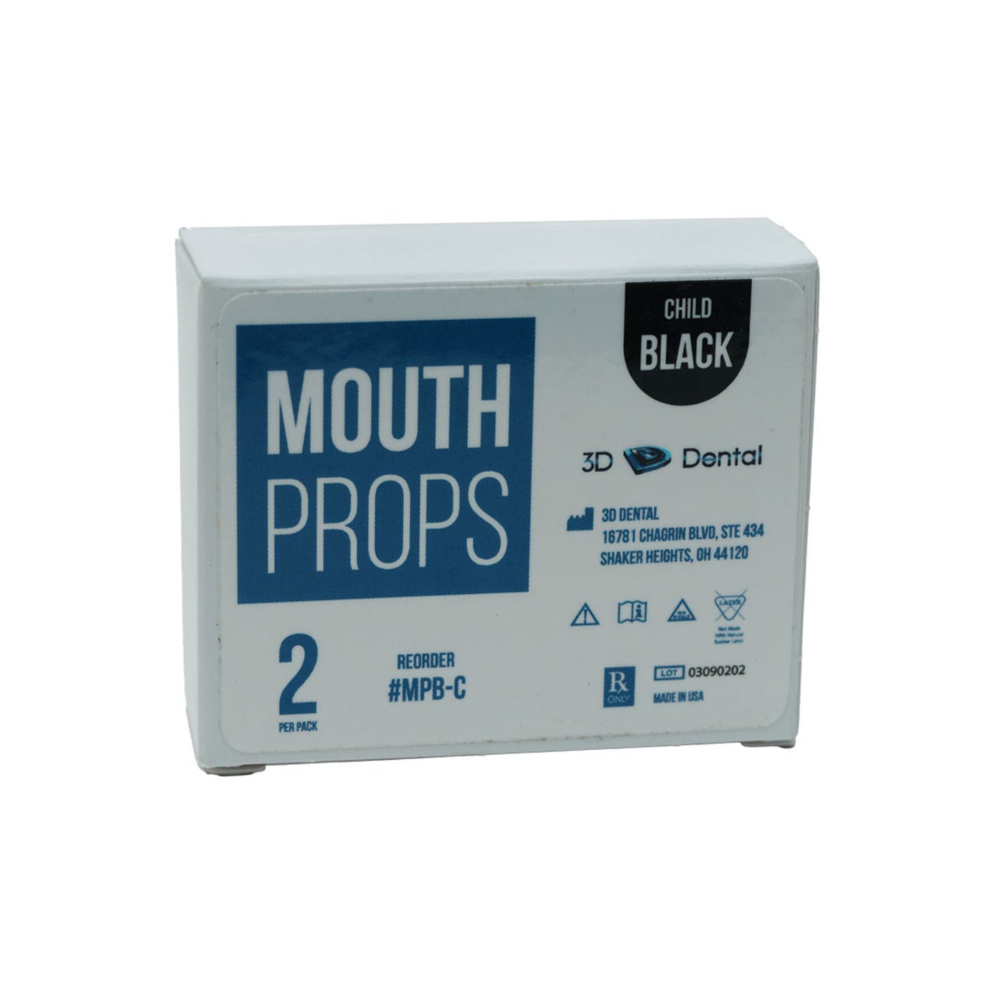 3D DENTAL MOUTH PROPS, 2 per pack