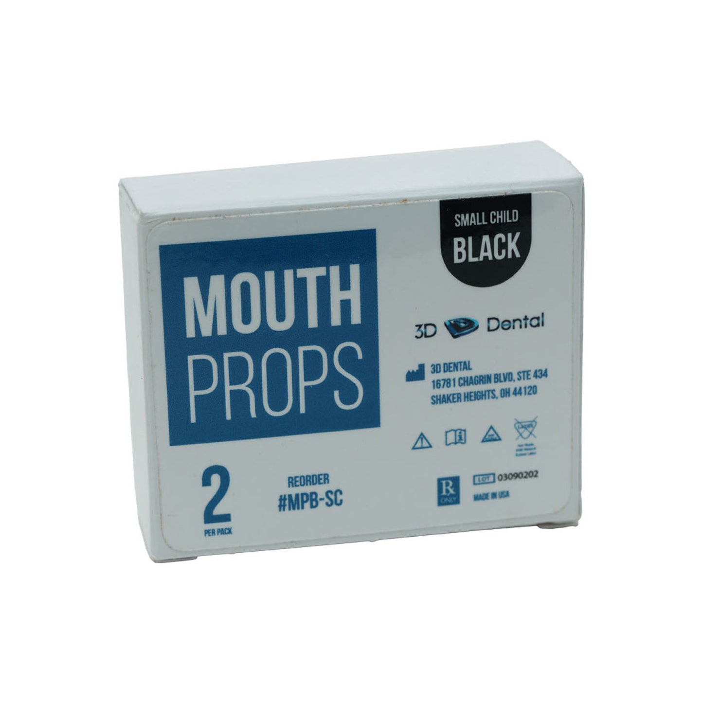 3D DENTAL MOUTH PROPS, 2 per pack