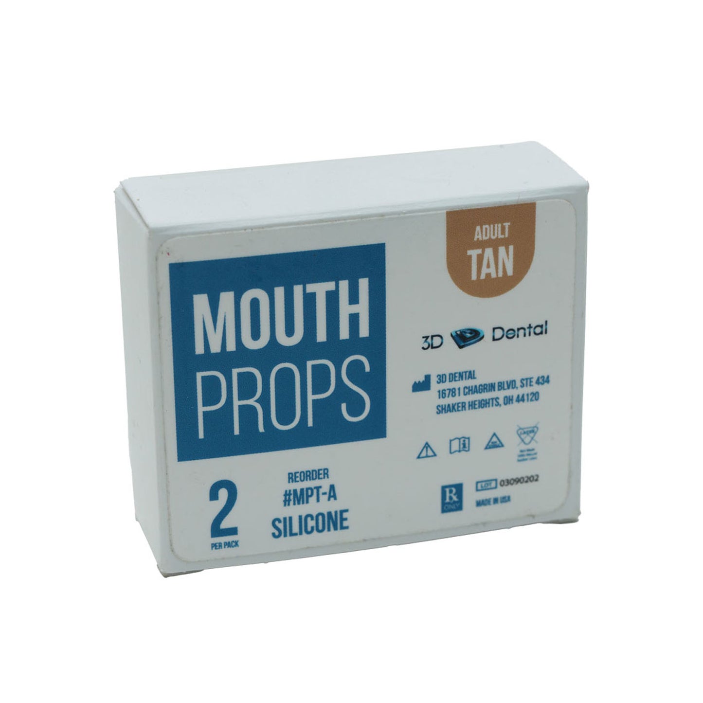3D DENTAL MOUTH PROPS, 2 per pack