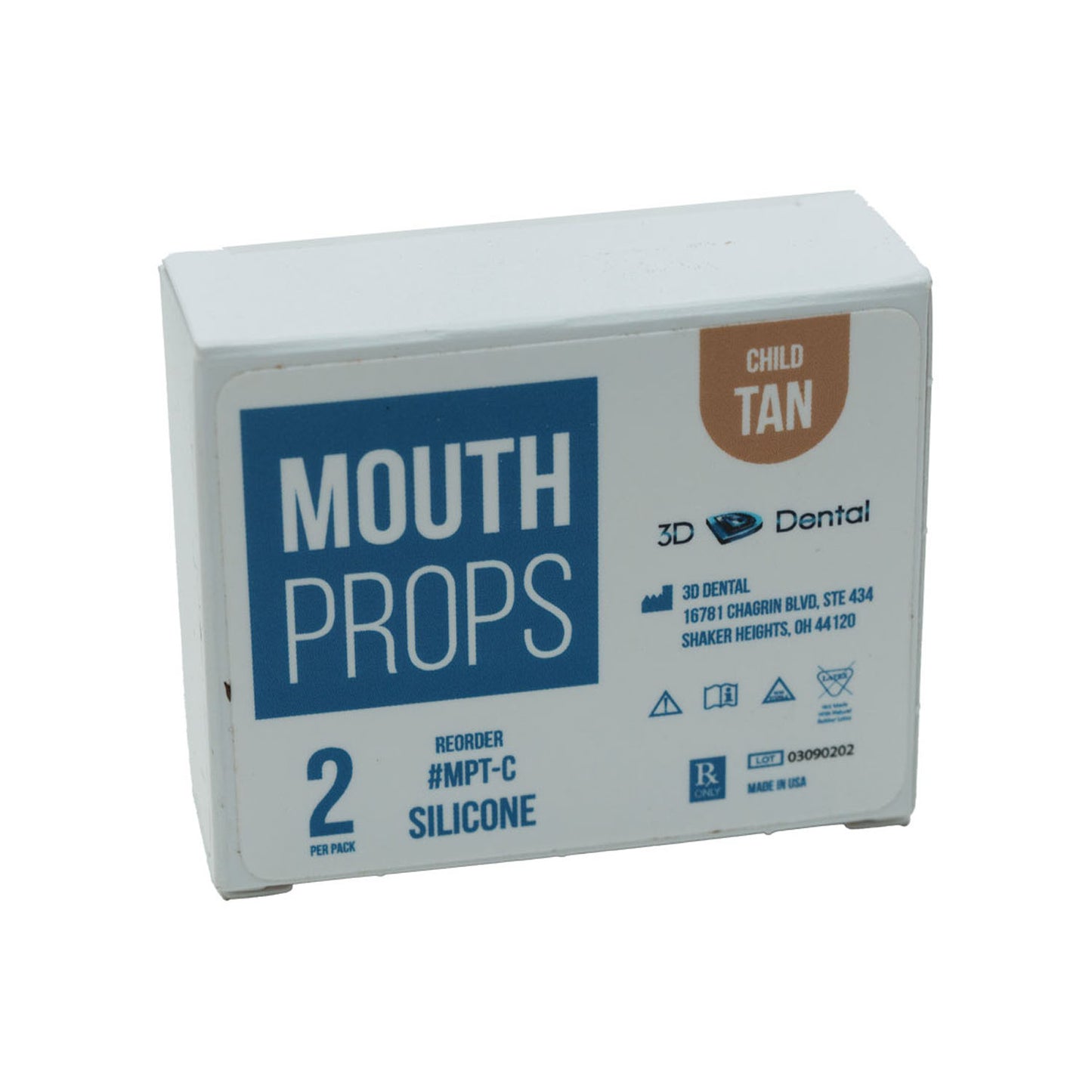 3D DENTAL MOUTH PROPS, 2 per pack