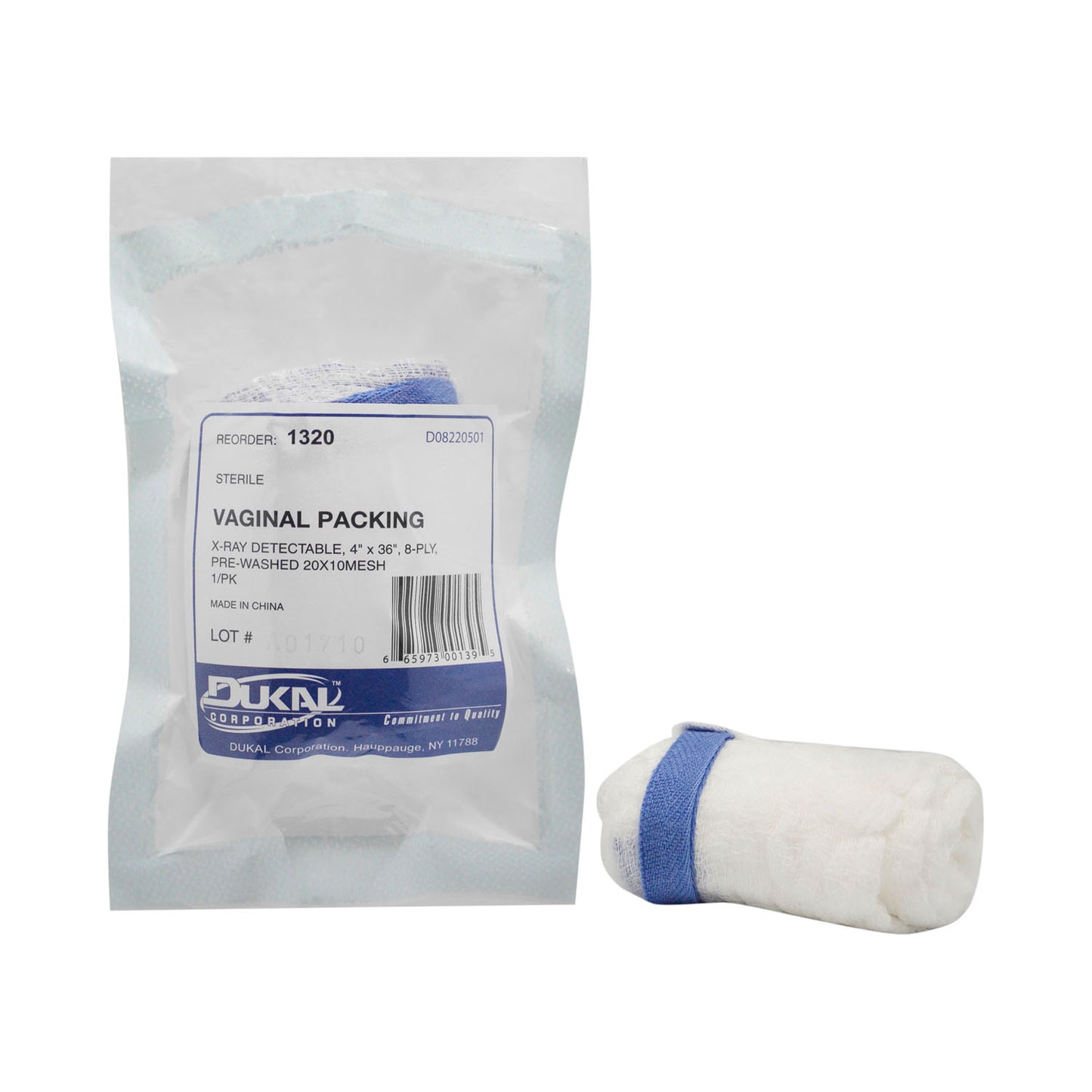 DUKAL SURGICAL GAUZE & PACKING, 100 per case