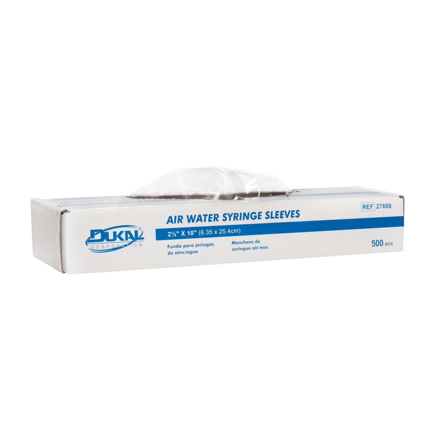 DUKAL SYRINGE SLEEVE, 500 per box, 36 boxes per case