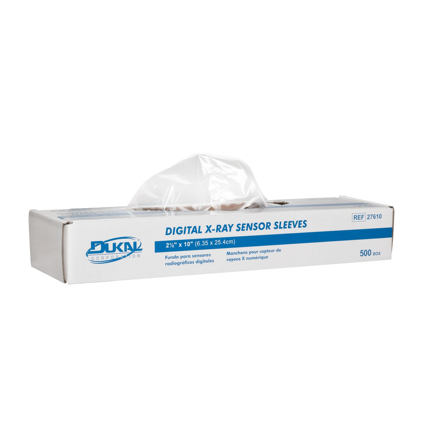 DUKAL X-RAY SENSOR SLEEVE, 500 per box, 36 boxes per case