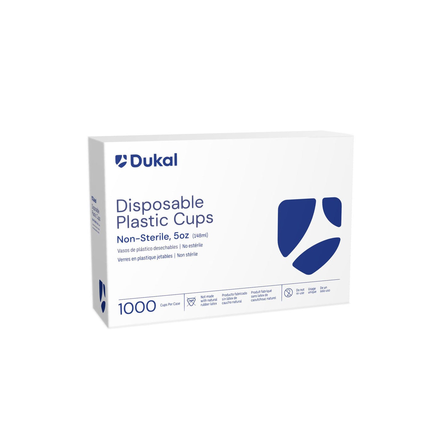 DUKAL DRINKING CUPS, 50 per pack, 20 packs per case