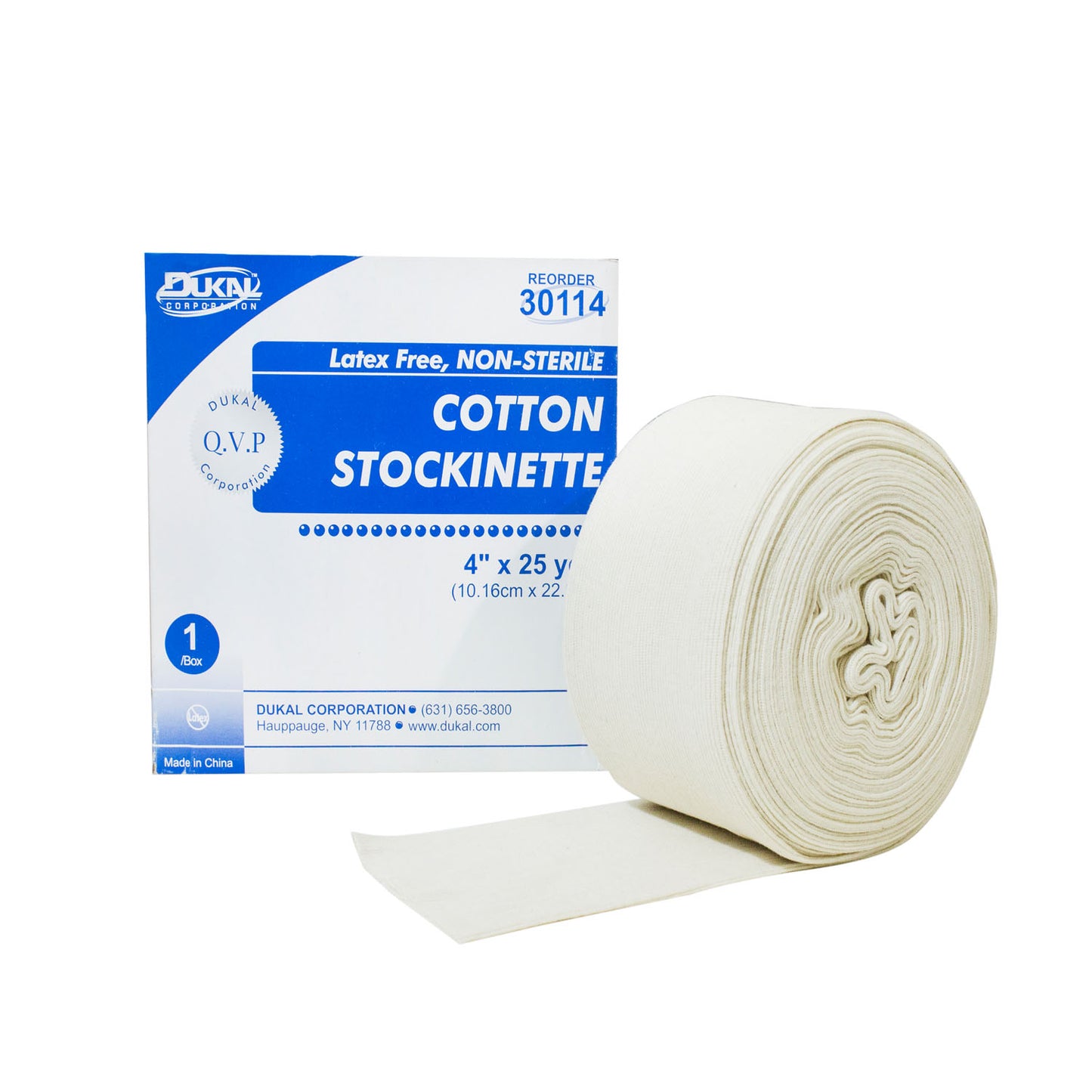DUKAL COTTON STOCKINETTE, 6 rolls per case
