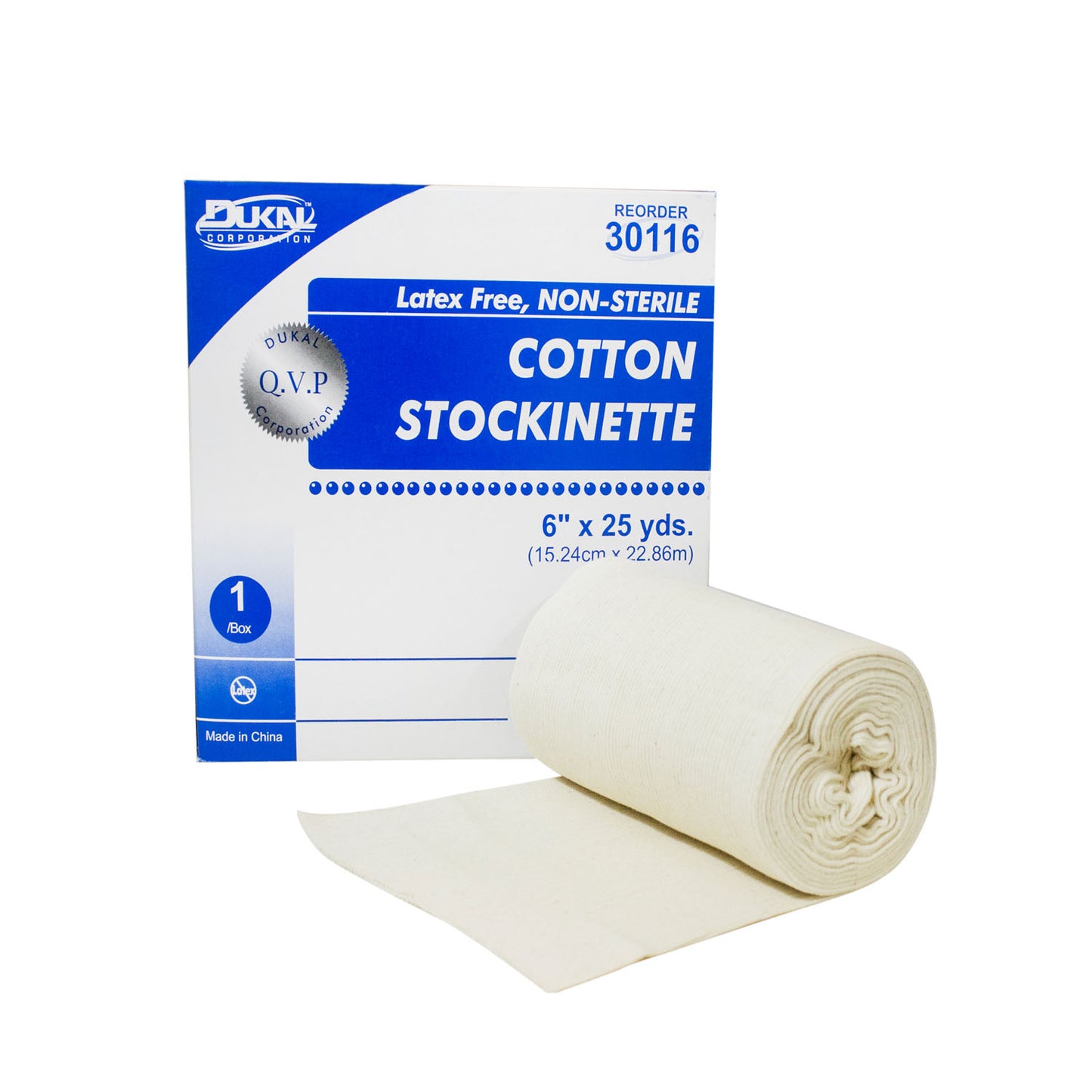 DUKAL COTTON STOCKINETTE, 6 rolls per case