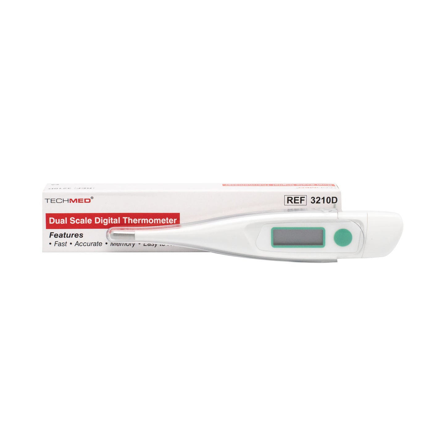DUKAL TECH-MED DIGITAL THERMOMETER, 12 per box