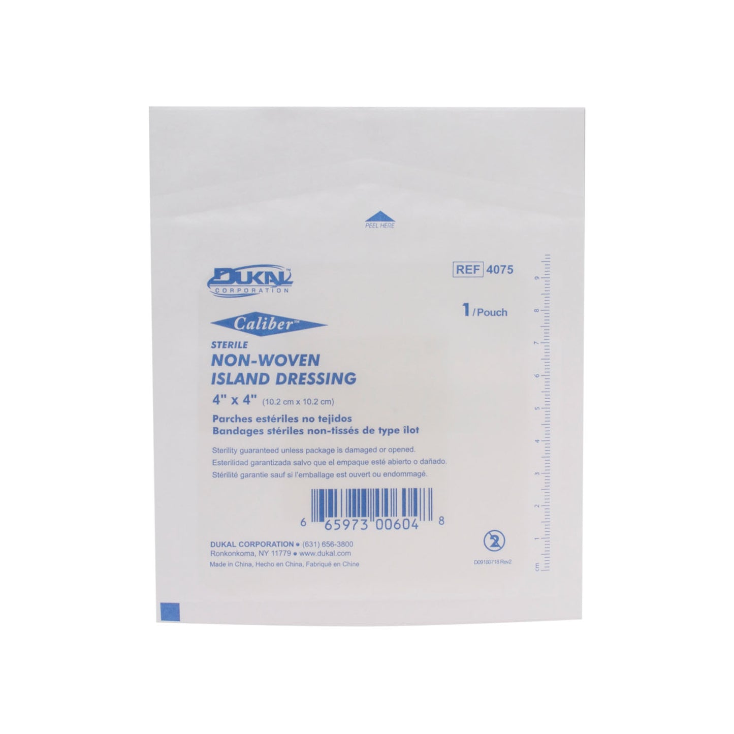 DUKAL NON-WOVEN ISLAND DRESSING, 25 per box, 8 boxes per case