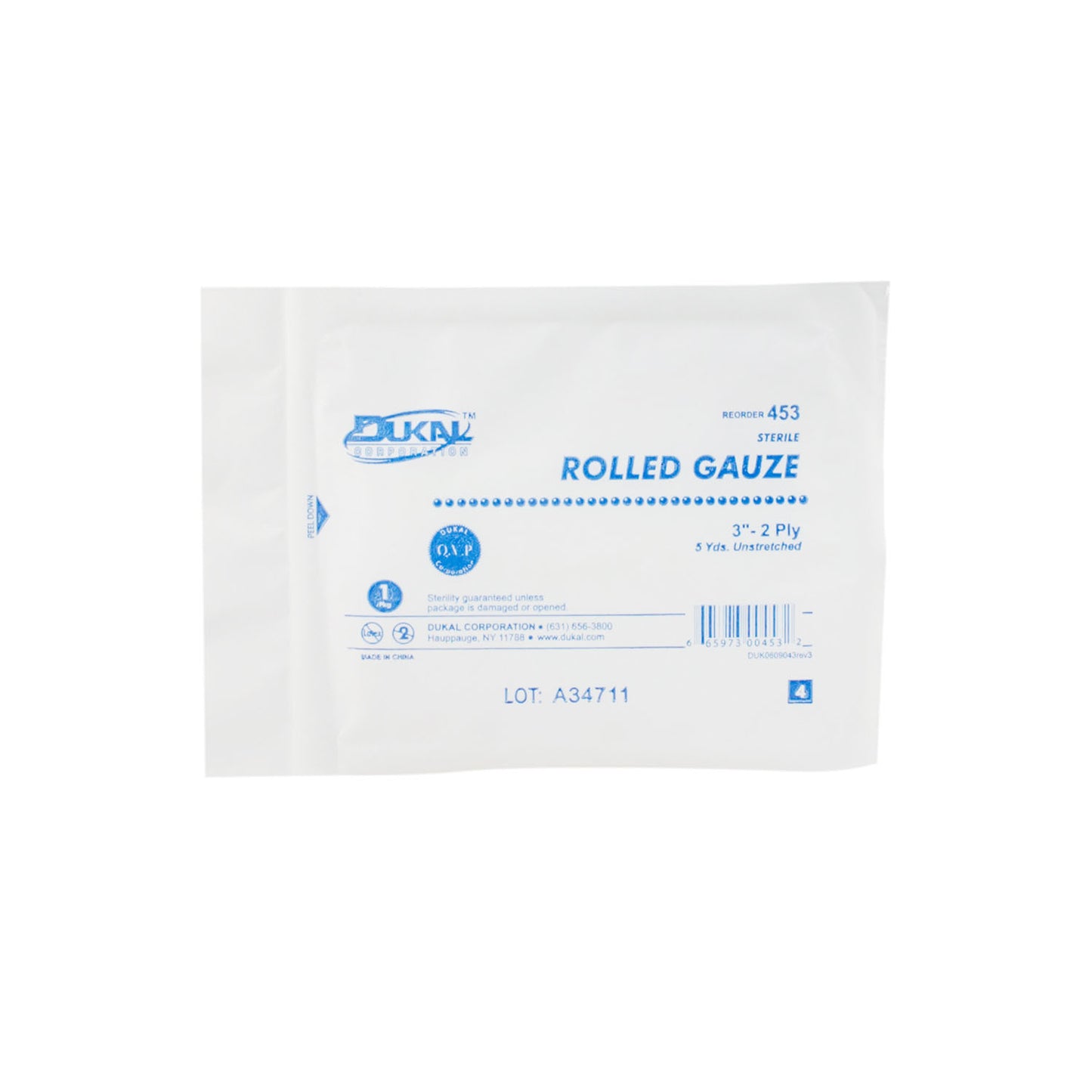 DUKAL ROLLED GAUZE