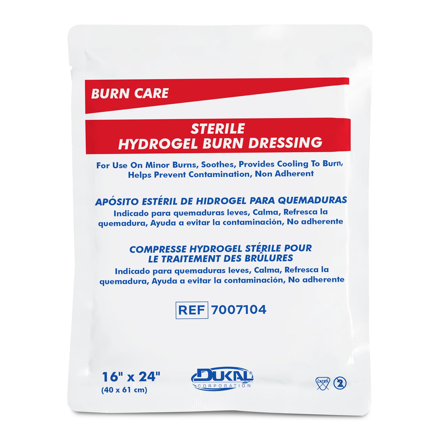 DUKAL BURN CARE, 1 per pack, 10 packs per case
