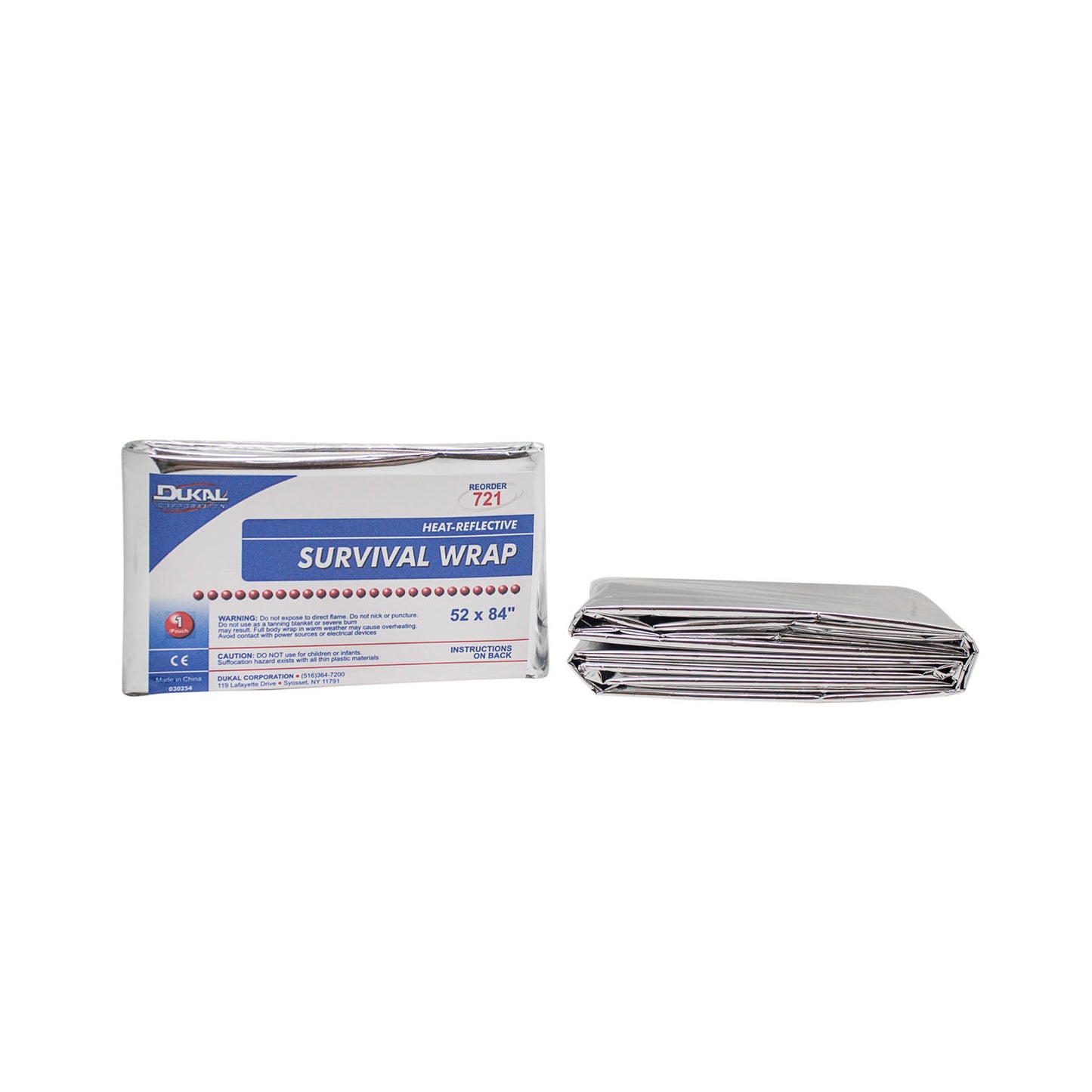 DUKAL EMERGENCY BLANKETS, 250 per case