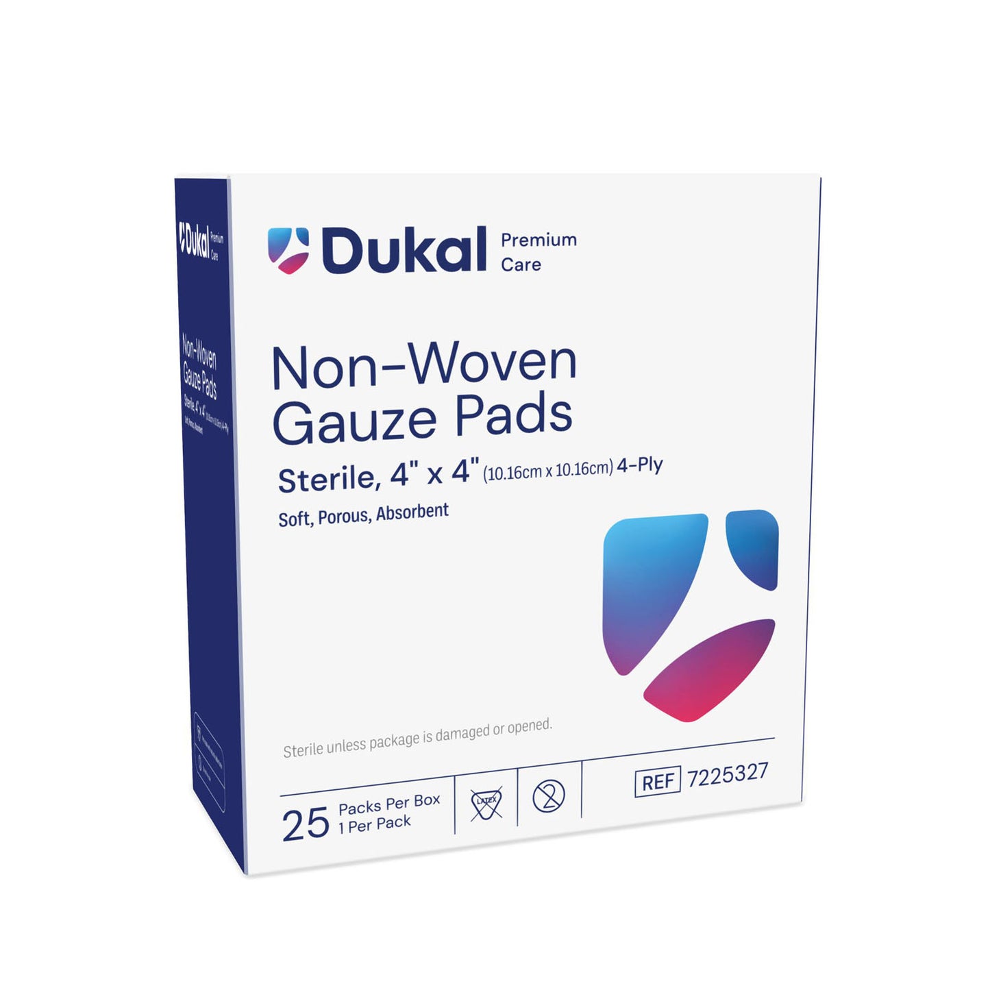 DUKAL STERILE PADS, 25 per box, 24 boxes per case