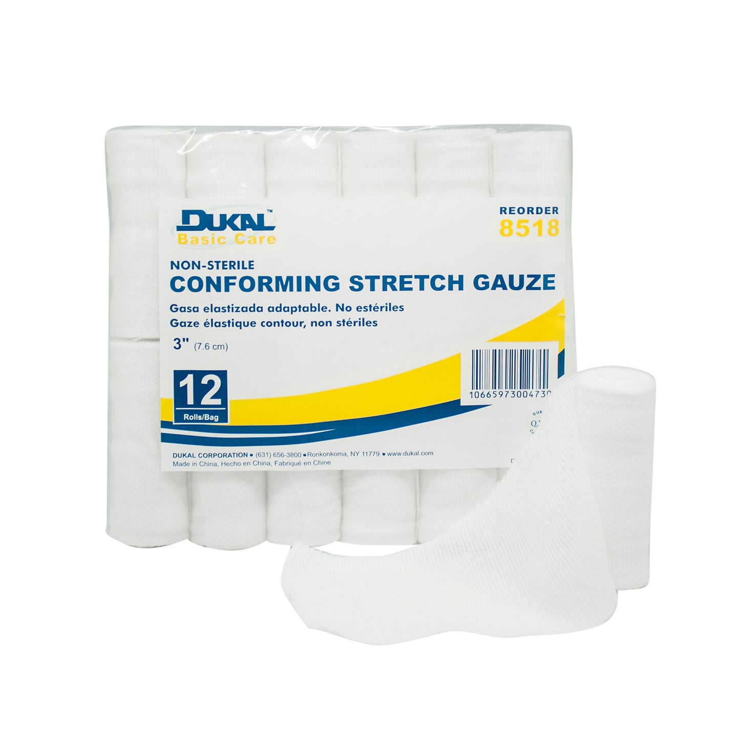 DUKAL BASIC CONFORMING STRETCH GAUZE