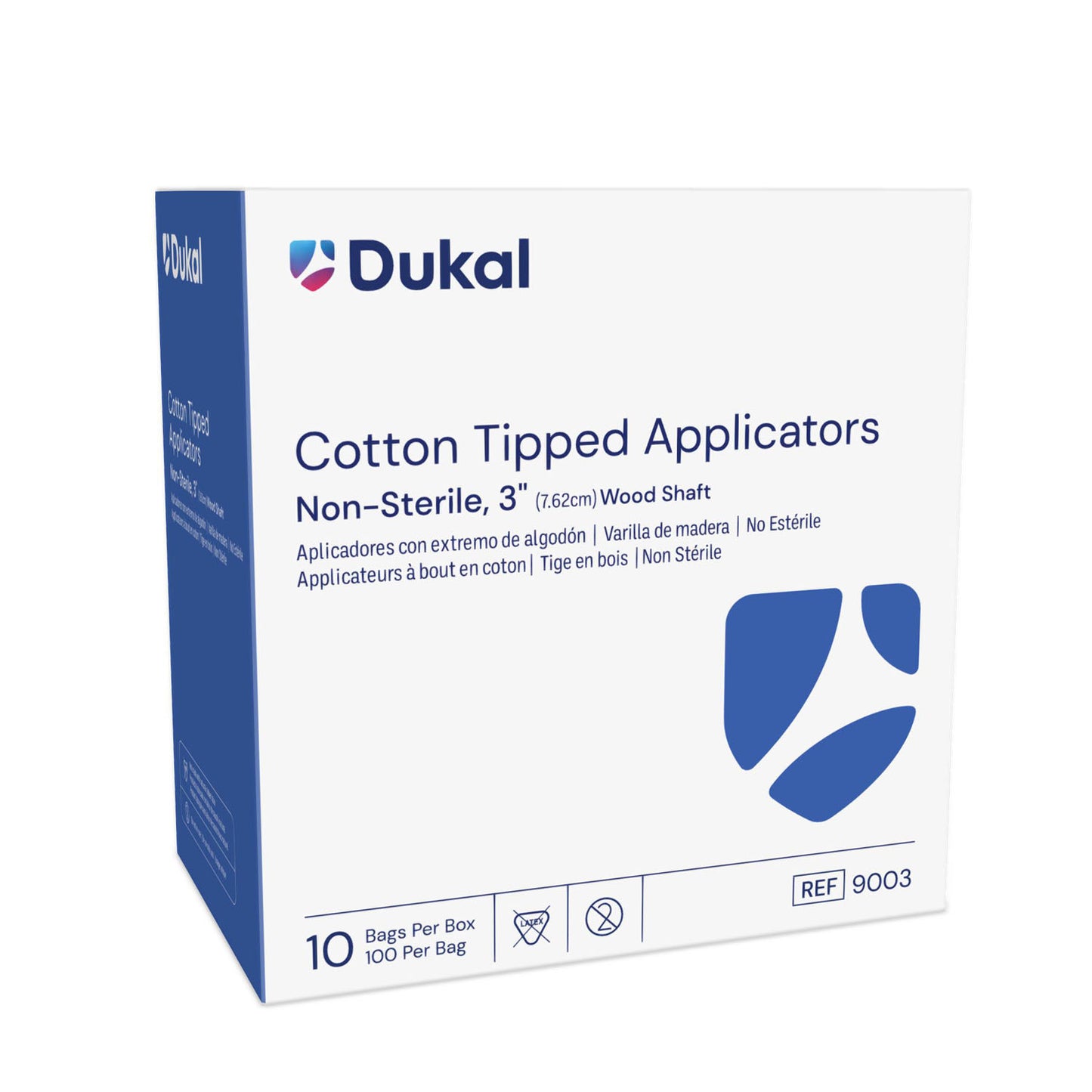 DUKAL COTTON TIPPED APPLICATORS, 10 boxes per case