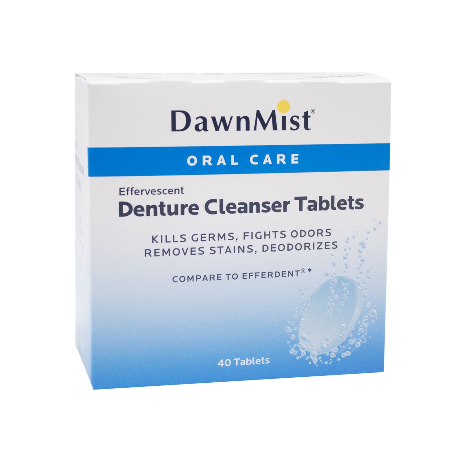 DUKAL DAWNMIST DENTURE CARE, 40 per box, 24 boxes per case