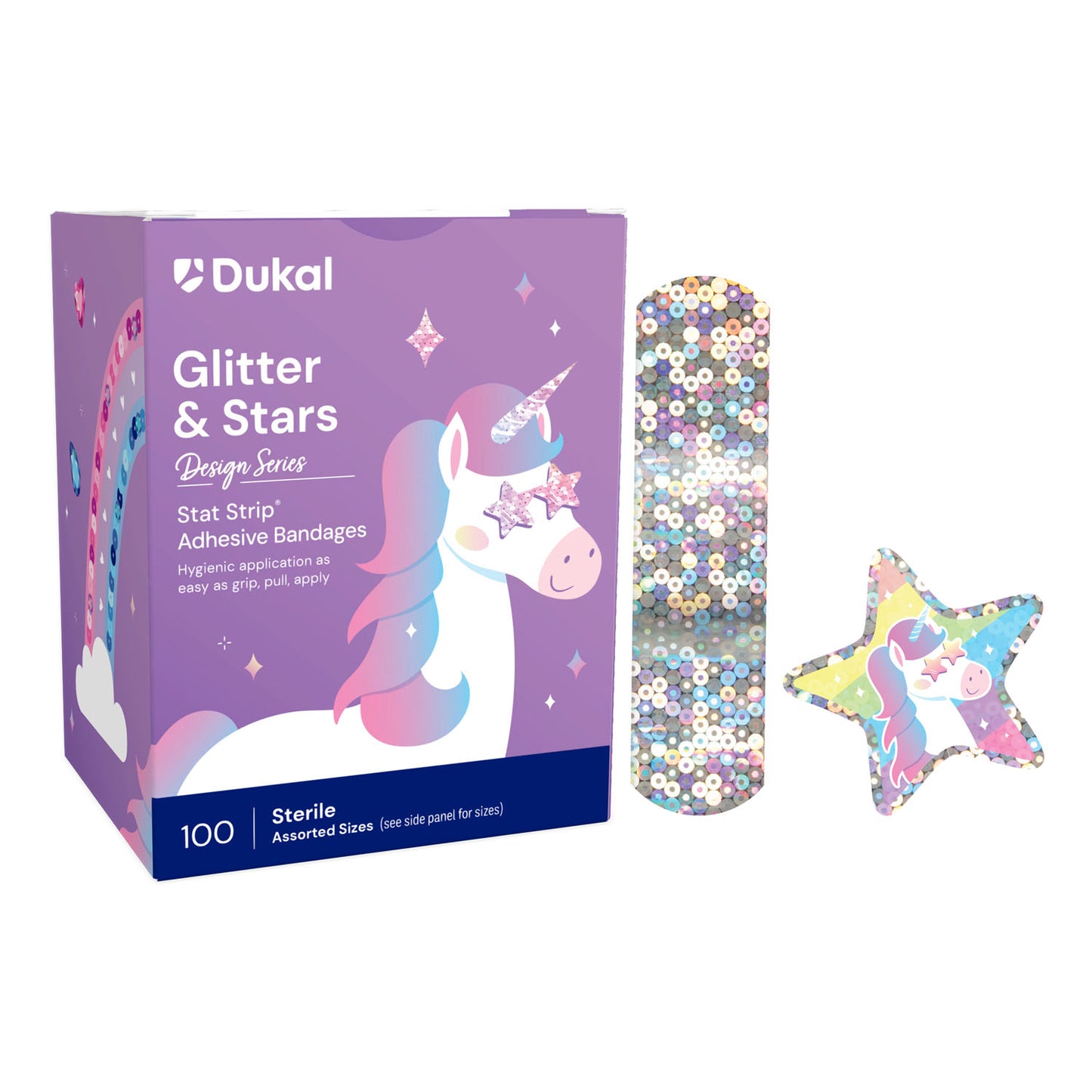 DUKAL CHILDRENÔS CHARACTER ADHESIVE BANDAGES, 100 per box, 12 boxes per case