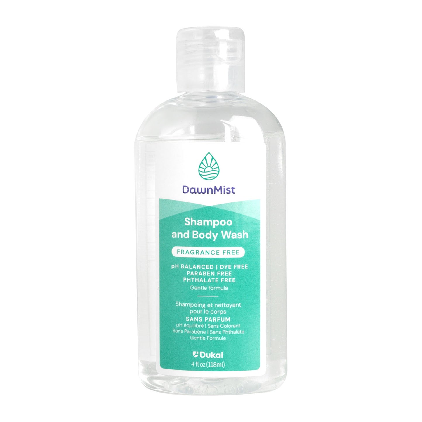 DUKAL DAWNMIST SHAMPOO & BODY WASH, 96 per case