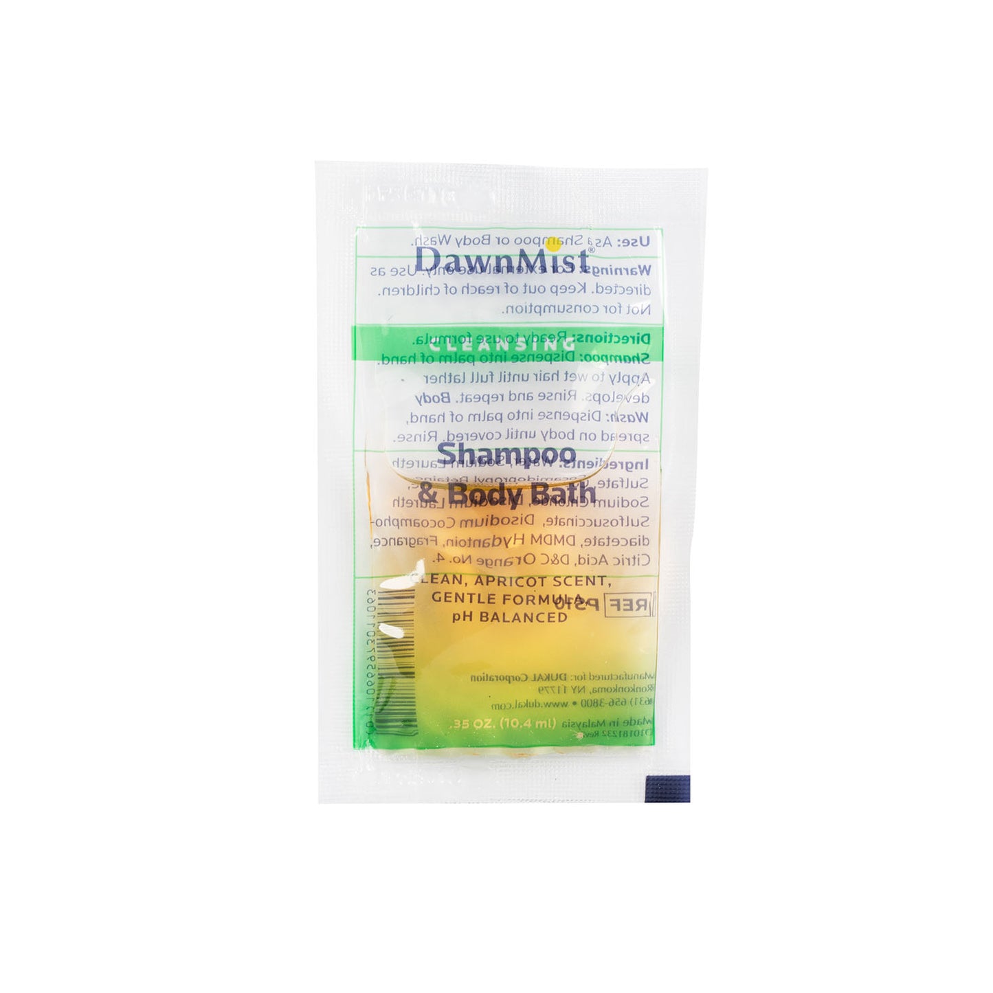 DUKAL DAWNMIST SHAMPOO & BODY WASH, 100 per pack