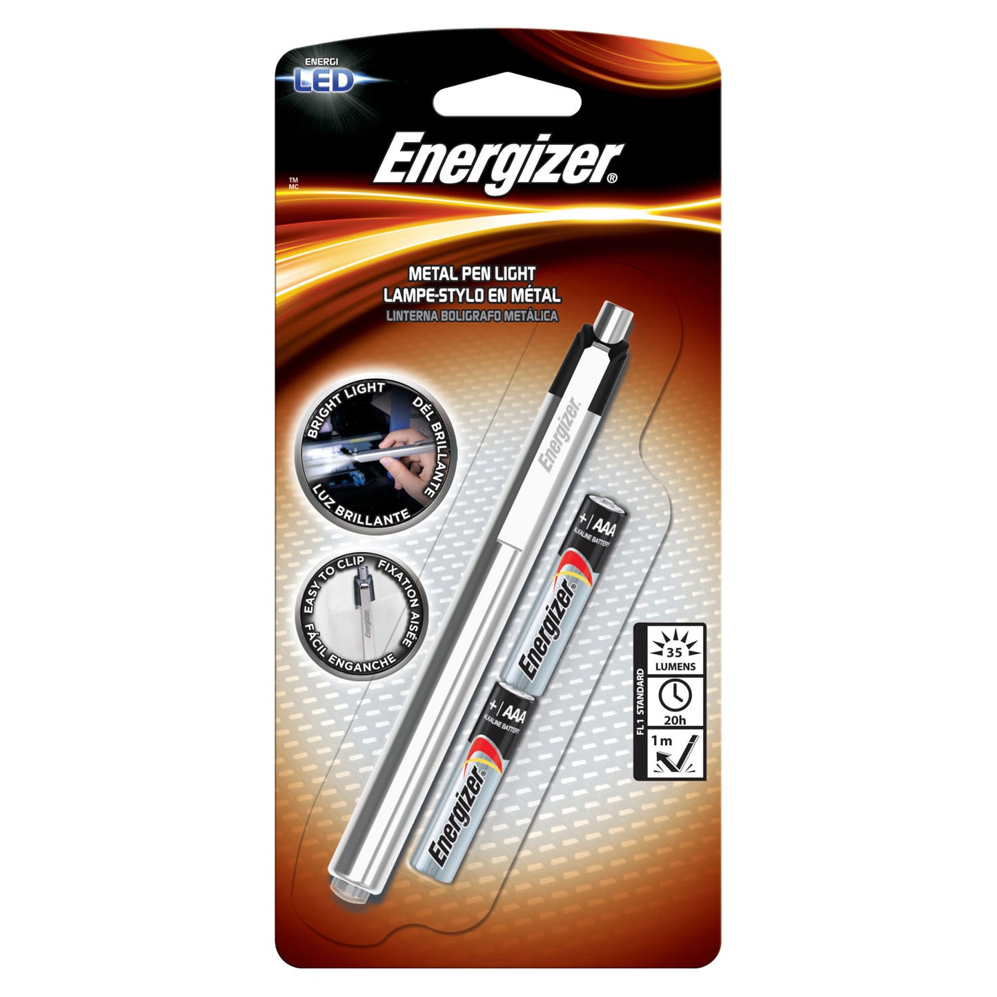 ENERGIZER FLASHLIGHT - ECONOMY, 4 per case