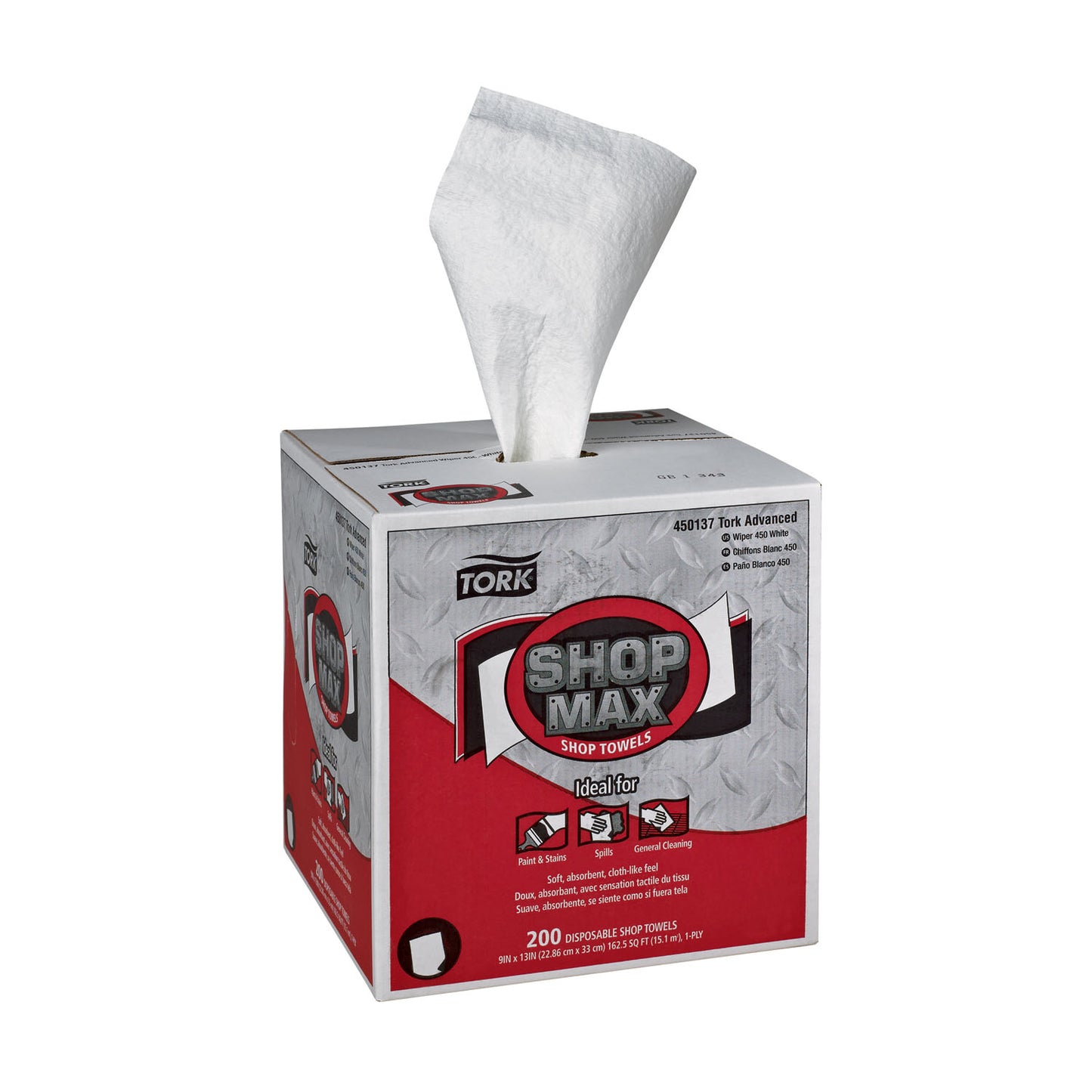 ESSITY TORK ADVANCED SHOPMAX WIPER 450, 4 boxes per case